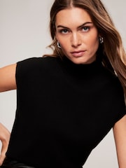 Mint Velvet Black Sleeveless Top - Image 5 of 7