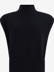 Mint Velvet Black Sleeveless Top - Image 7 of 7