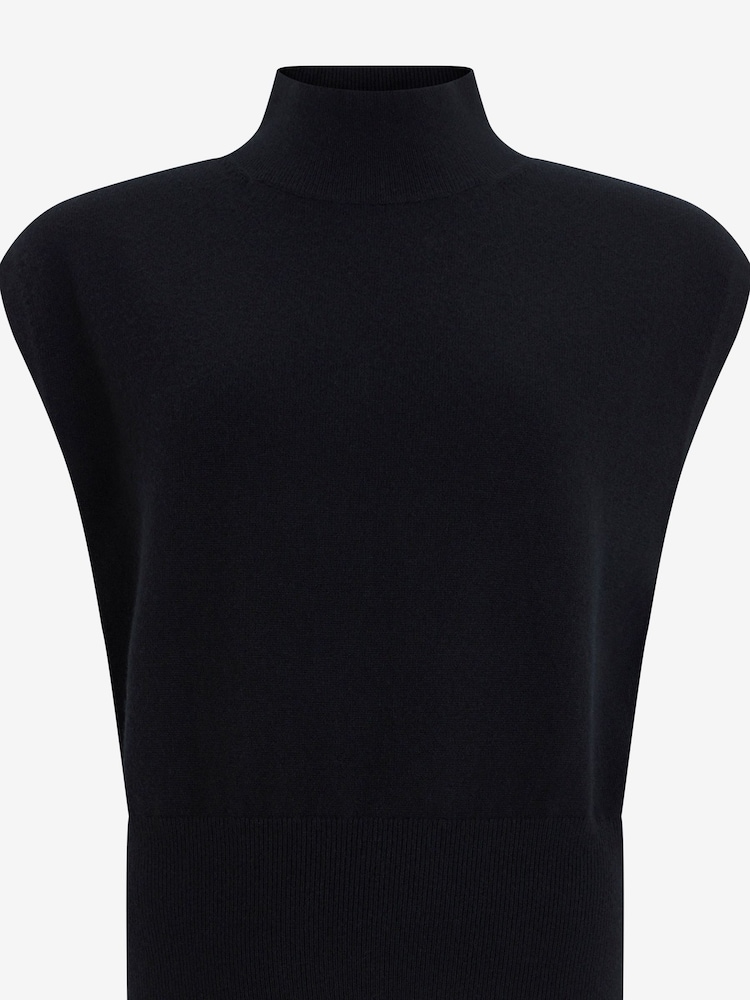 Mint Velvet Black Sleeveless Top - Image 7 of 7