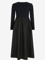 Mint Velvet Black Cargo Jersey Midi Dress - Image 8 of 8