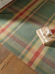 Green Barton Check Rug - Image 3 of 6