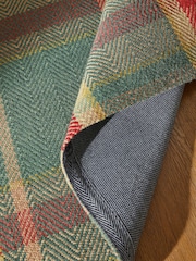 Green Barton Check Rug - Image 5 of 6