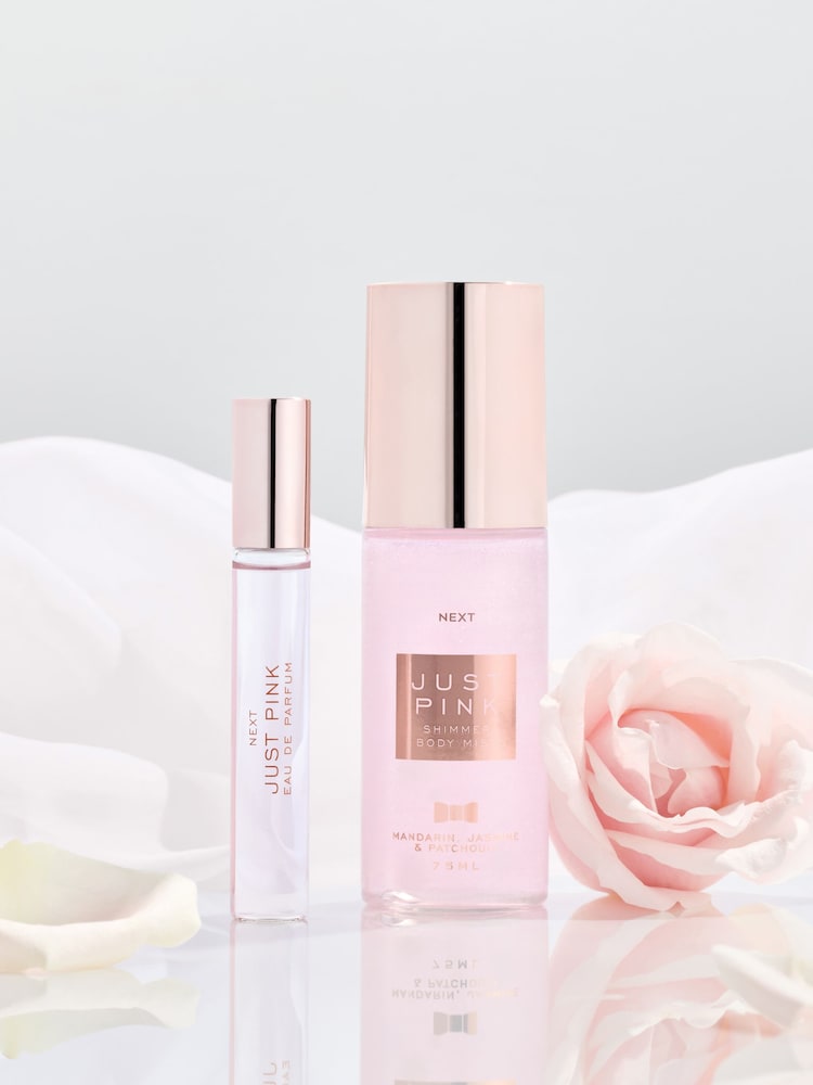 Just Pink 10ml Perfume and 75ml Shimmer Body Mist Gift Set - Image 4 of 4