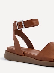 Linzi Brown Two-Part Kara Sandals - Image 4 of 5