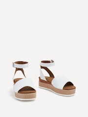 Linzi White Resort Two-Part Espadrille Sandals - Image 4 of 6