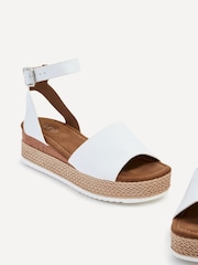 Linzi White Resort Two-Part Espadrille Sandals - Image 5 of 6