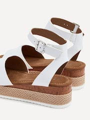 Linzi White Resort Two-Part Espadrille Sandals - Image 6 of 6