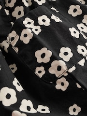 Black/White Flower Baby 100% Cotton Romper (0mths-2yrs) - Image 6 of 9