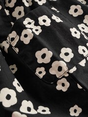 Black/White Flower Baby 100% Cotton Romper (0mths-2yrs) - Image 9 of 9