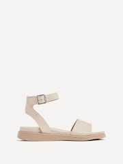 Linzi Cream Two-Part Kara Sandals - Image 2 of 5