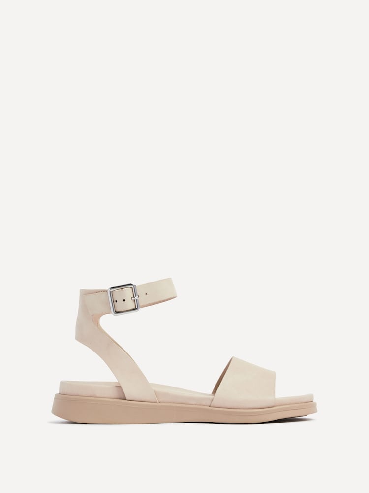 Linzi Cream Two-Part Kara Sandals - Image 2 of 5