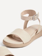 Linzi Cream Two-Part Kara Sandals - Image 5 of 5