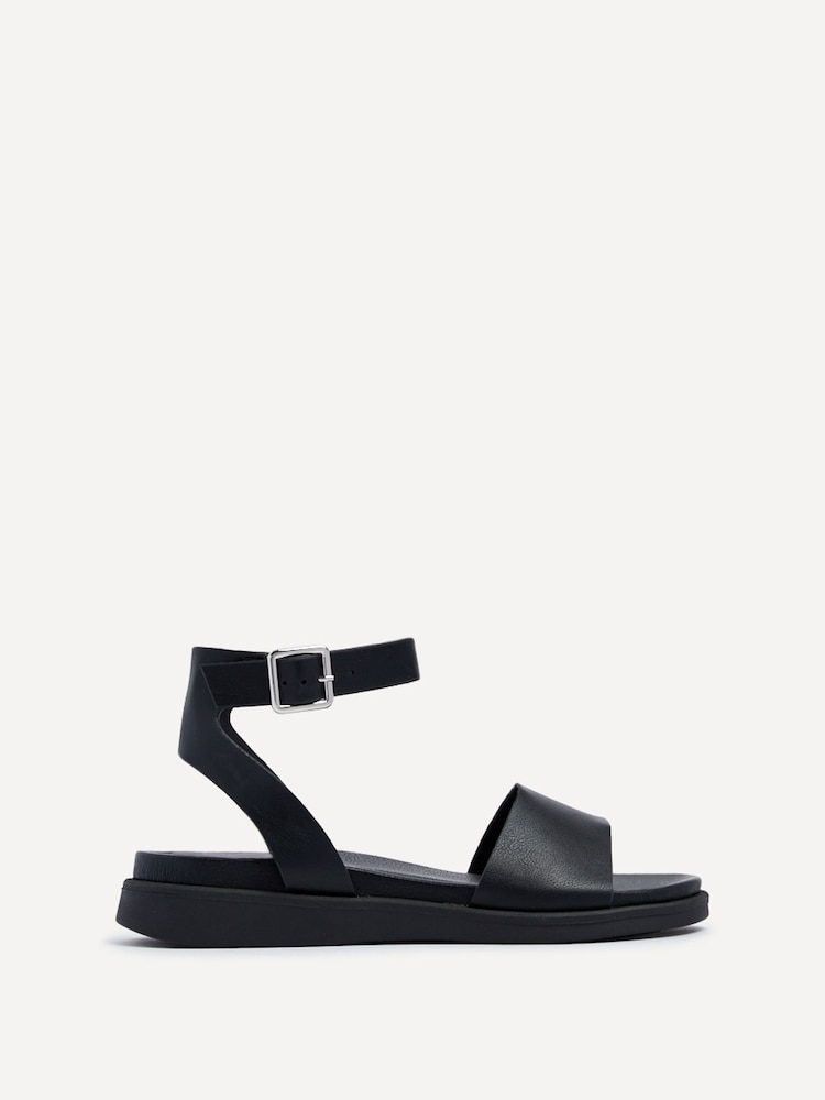 Linzi Black Two-Part Kara Sandals - Image 2 of 5