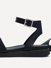 Linzi Black Two-Part Kara Sandals - Image 5 of 5