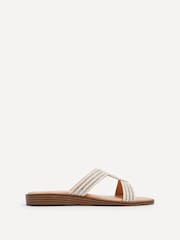 Linzi White Vella Embellished Link Design Slider - Image 2 of 5