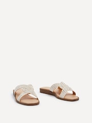 Linzi White Vella Embellished Link Design Slider - Image 3 of 5