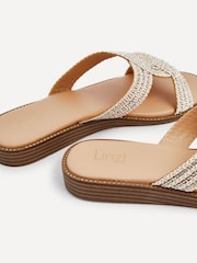Linzi White Vella Embellished Link Design Slider - Image 5 of 5