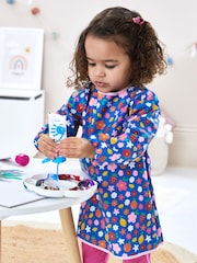 JoJo Maman Bébé Blue Floral Multi-Purpose Coverall - Image 4 of 6