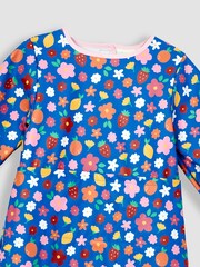 JoJo Maman Bébé Blue Floral Multi-Purpose Coverall - Image 6 of 6
