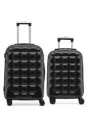 Flight Knight Medium & Large Check-In Hold Luggage Bubble Hardcase Travel Suitcases Set of 2 - Image 1 of 8