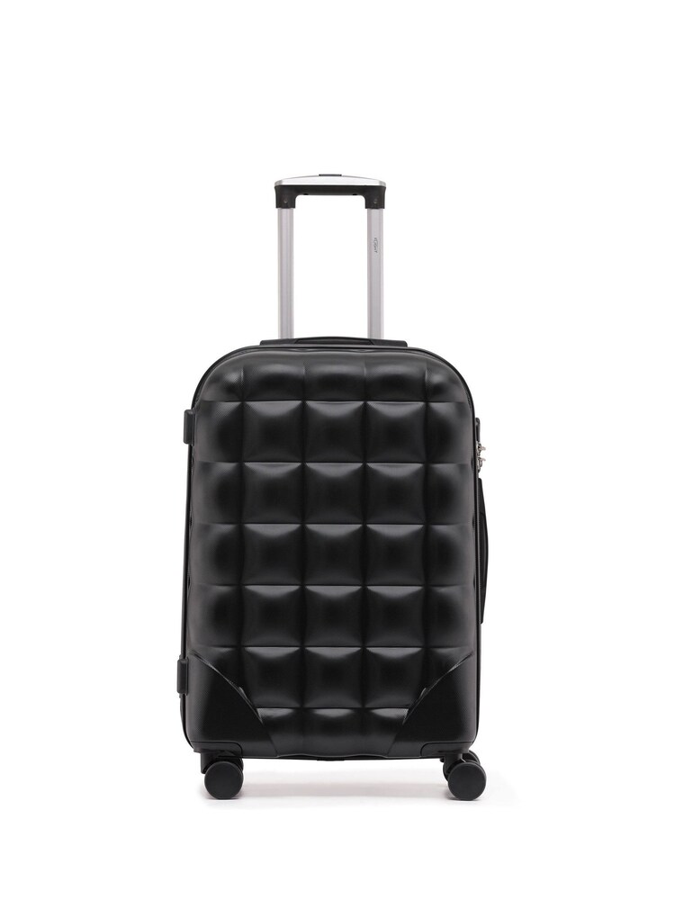 Flight Knight Medium & Large Check-In Hold Luggage Bubble Hardcase Travel Suitcases Set of 2 - Image 2 of 8