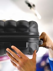 Flight Knight Medium & Large Check-In Hold Luggage Bubble Hardcase Travel Suitcases Set of 2 - Image 6 of 8