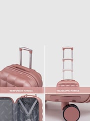 Flight Knight Set Of 2 Large Check-In Hold Luggage Bubble Hardcase Travel Black Suitcases - Image 6 of 8