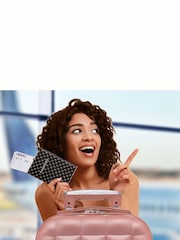 Flight Knight Set Of 2 Large Check-In Hold Luggage Bubble Hardcase Travel Black Suitcases - Image 7 of 8