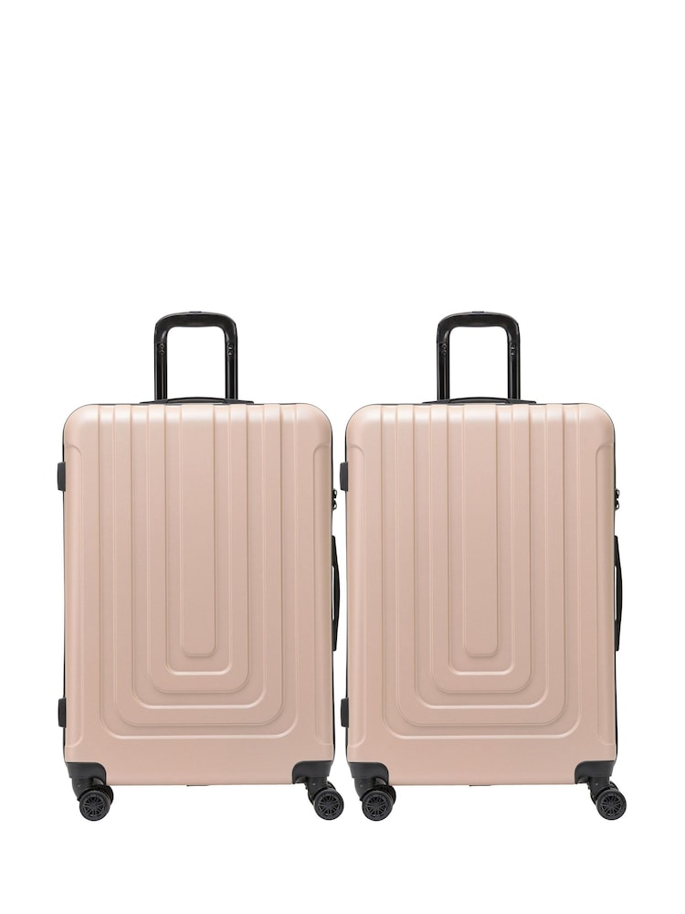 Flight Knight Large Check-In Hold Luggage Hardcase Travel Suitcases Set of 2 - Image 1 of 7