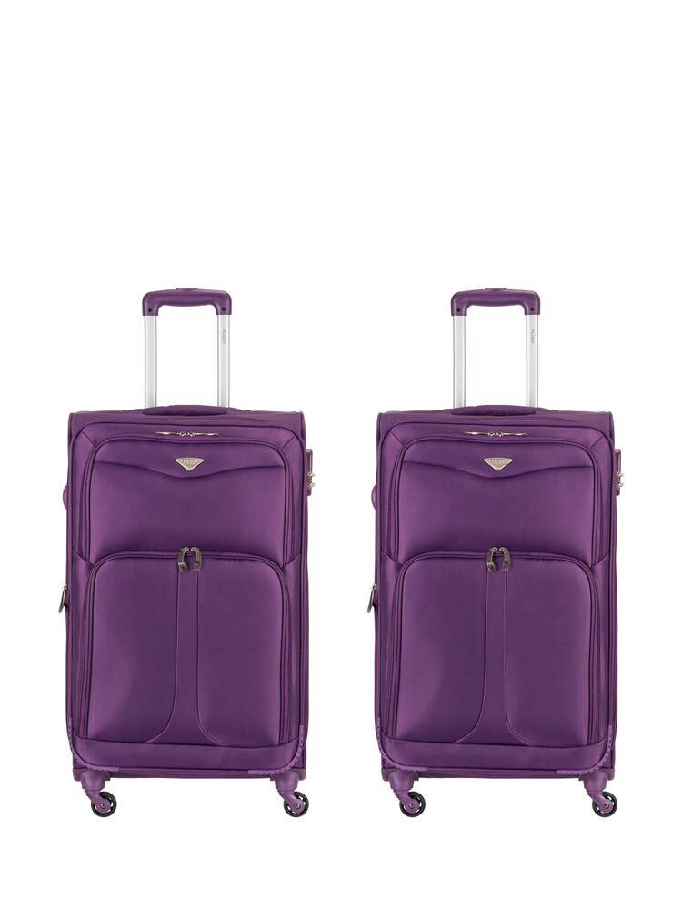 Flight Knight Medium Check-In Hold Luggage Soft Case Travel Suitcases Set of 2 - Image 1 of 2 Flight Knight Medium Check-In Hold Luggage Soft Case Travel Suitcases Set of 2 - Image 1 of 2