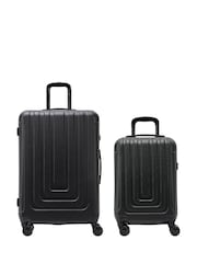 Flight Knight Medium and Large Check-In Hold Luggage Hardcase Travel Suitcases Set Of 2 - Image 1 of 7