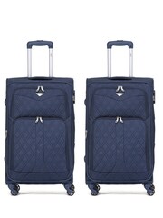 Flight Knight Medium Check-In Hold Luggage Soft Case Travel Suitcases Set of 2 - Image 1 of 1