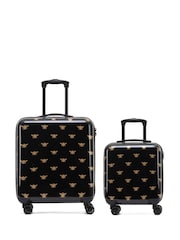 Flight Knight Medium and Large Check-In Hold Luggage Hardcase Travel Suitcases Set Of 2 - Image 1 of 7