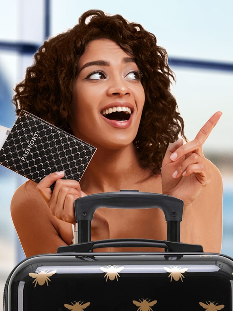 Flight Knight Medium and Large Check-In Hold Luggage Hardcase Travel Suitcases Set Of 2 - Image 7 of 7