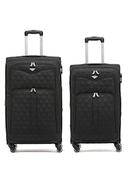 Flight Knight Medium Check-In and Small Carry On Soft Case Travel Suitcases Set Of 2 - Image 1 of 1