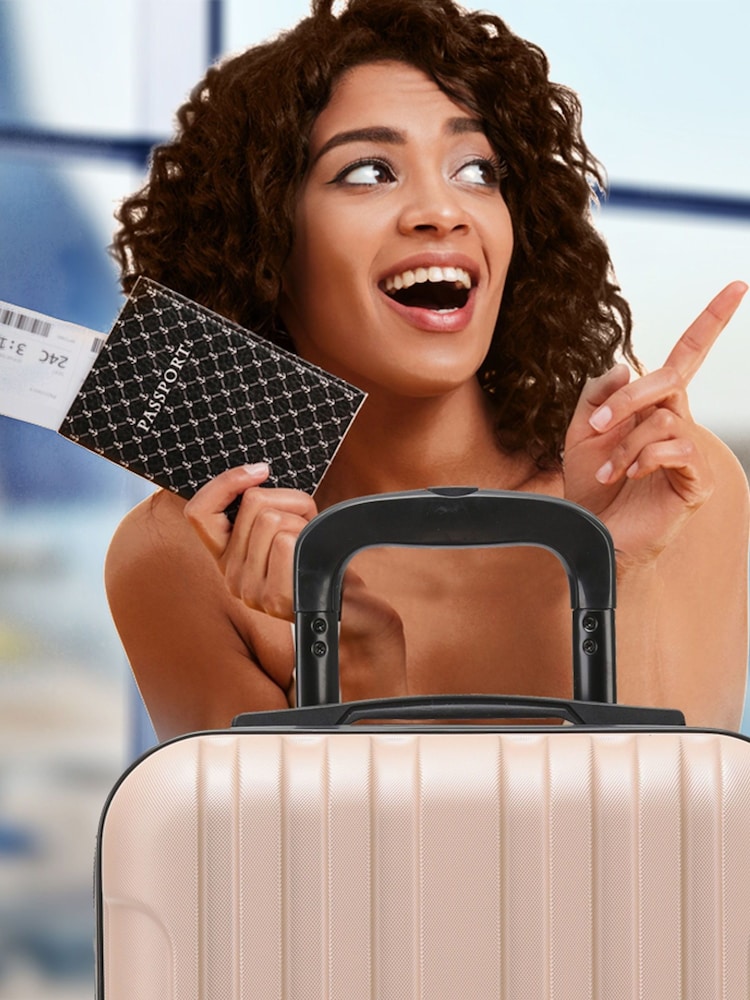 Flight Knight Medium Check-In and Small Carry On Bubble Hardcase Travel Suitcase Set of 2 - Image 2 of 7