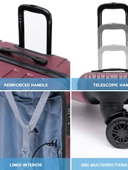 Flight Knight Medium and Large Check-In Hold Luggage Hardcase Travel Suitcases Set Of 2 - Image 5 of 7