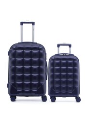 Flight Knight Medium & Large Check-In Hold Luggage Bubble Hardcase Travel Suitcases Set of 2 - Image 1 of 1