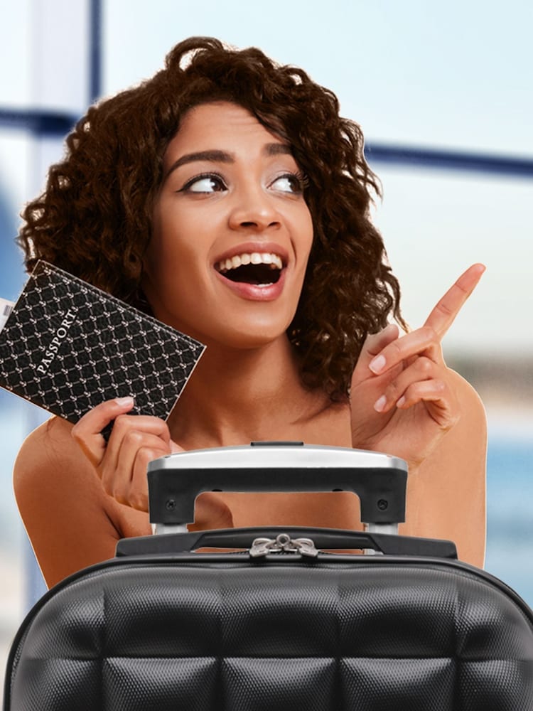 Flight Knight Medium Check-In & Small Carry-On Bubble Hardcase Travel Luggage Set Of 2 - Image 3 of 3
