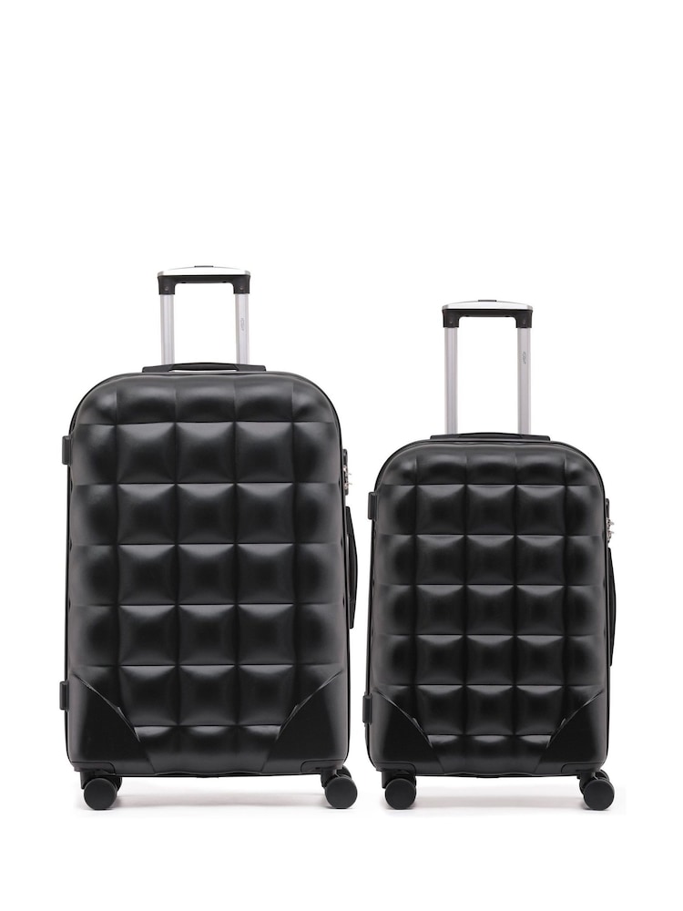 Flight Knight Medium Check-In & Small Carry-On Bubble Hardcase Travel Luggage Set Of 2 - Image 4 of 4