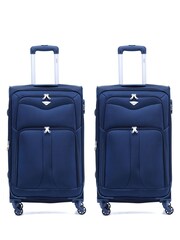 Flight Knight Medium Check-In Hold Luggage Soft Case Travel Suitcases Set of 2 - Image 1 of 1