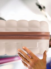 Flight Knight Medium Cream Check-In & Small Carry-On Bubble Hardcase Travel Luggage Set Of 2 - Image 5 of 6