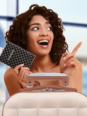 Flight Knight Medium Cream Check-In & Small Carry-On Bubble Hardcase Travel Luggage Set Of 2 - Image 6 of 6