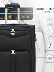 Flight Knight Medium & Large Check-In Hold Luggage Soft Case Travel Suitcases Set of 2 - Image 5 of 8