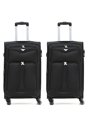 Flight Knight Medium Check-In Hold Luggage Soft Case Travel Suitcases Set of 2 - Image 1 of 1