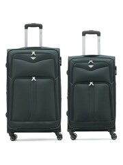 Flight Knight Medium Check-In and Small Carry On Soft Case Travel Suitcases Set Of 2 - Image 1 of 7