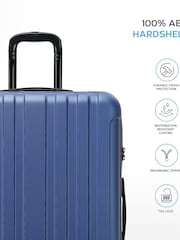 Flight Knight Medium Check-In Hold Luggage Hardcase Travel Black Suitcases Set Of 2 - Image 3 of 8