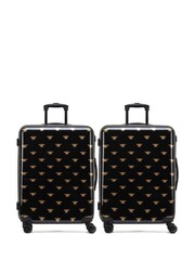 Flight Knight Set Of 2 Large Check-In Hold Luggage Hardcase Travel Flight Knight Suitcases - Image 1 of 1