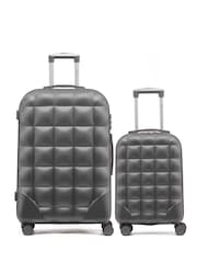 Flight Knight Set Of 2 Large Check-In & Small Carry-On Bubble Hardcase Travel Suitcase - Image 1 of 8