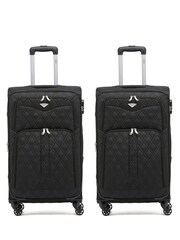Flight Knight Medium Check-In Hold Luggage Soft Case Travel Suitcases Set of 2 - Image 1 of 1